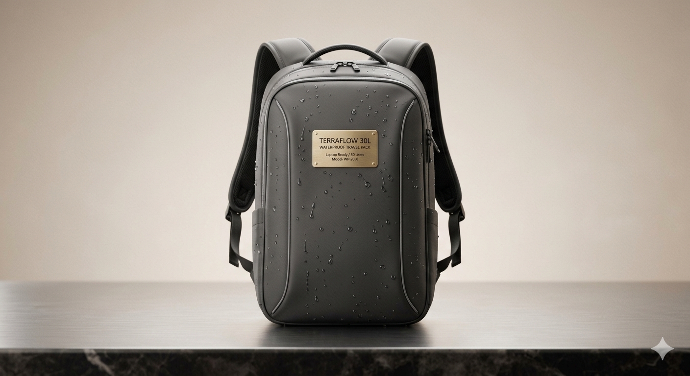 Waterproof Laptop Travel Backpack (30L)