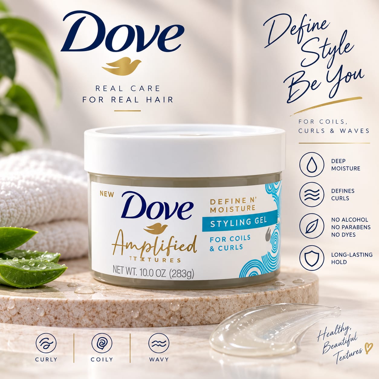 styling gel dove
