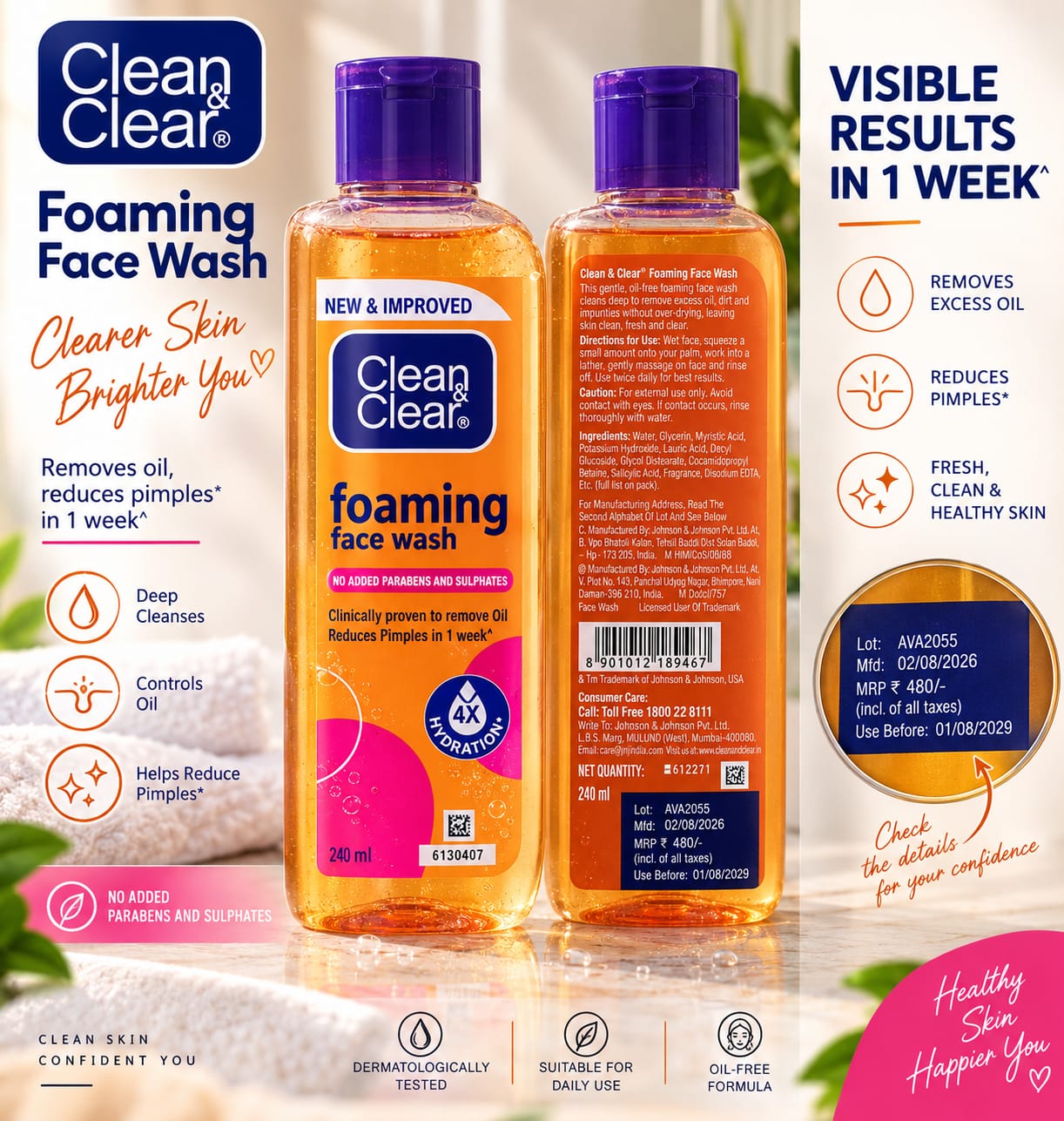 foaming face wash