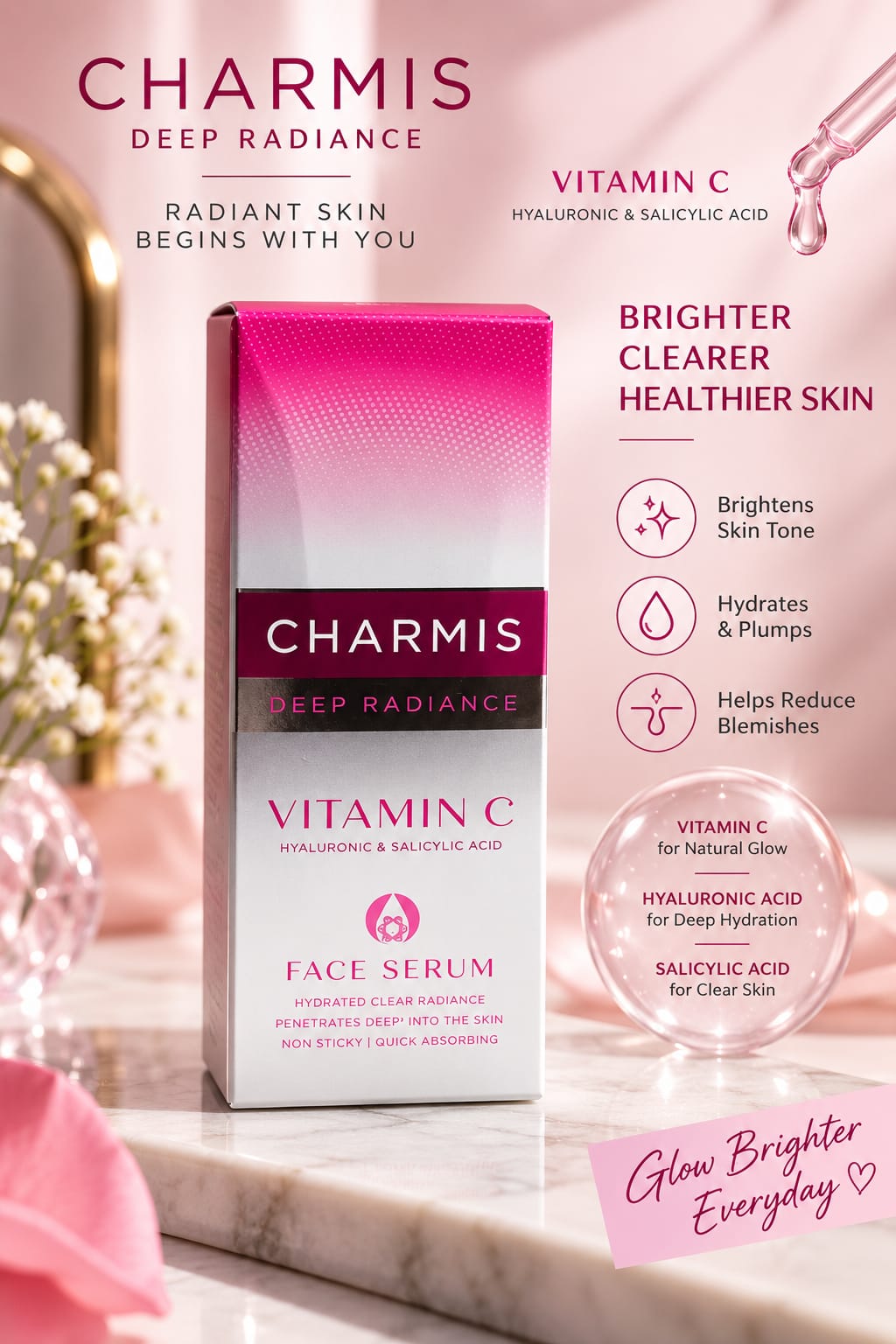 CHARMIS VITAMIN C FACWE SERUM
