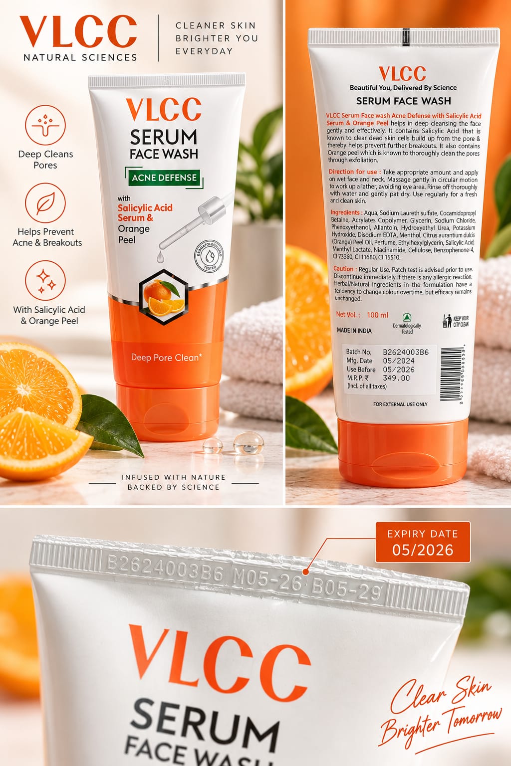 VLCC SERUM FACEWASH