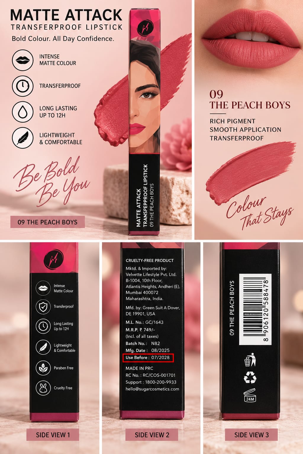 MATTE ATTACK TRANSFERPROOF LIPSTICK