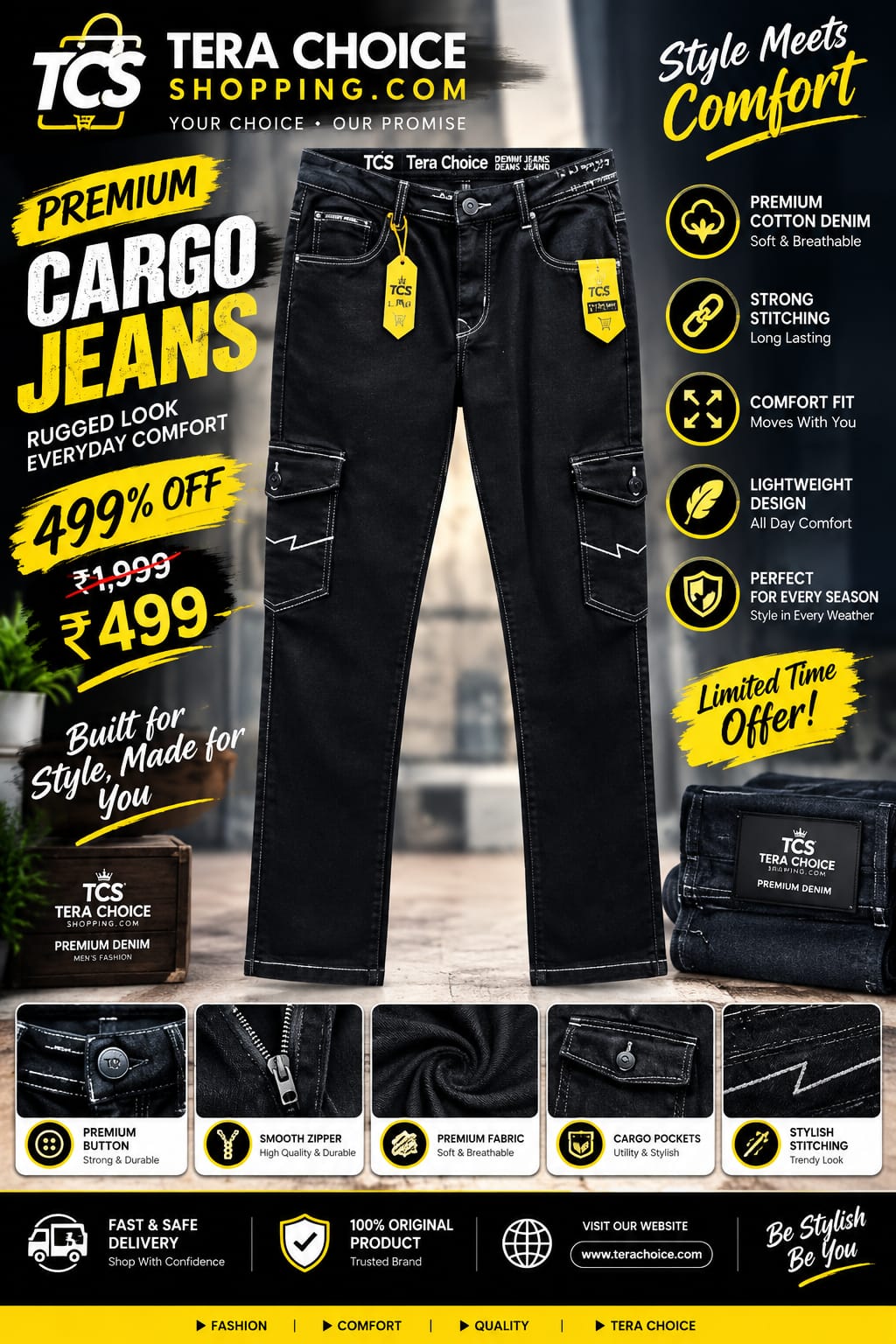 cargo jeans