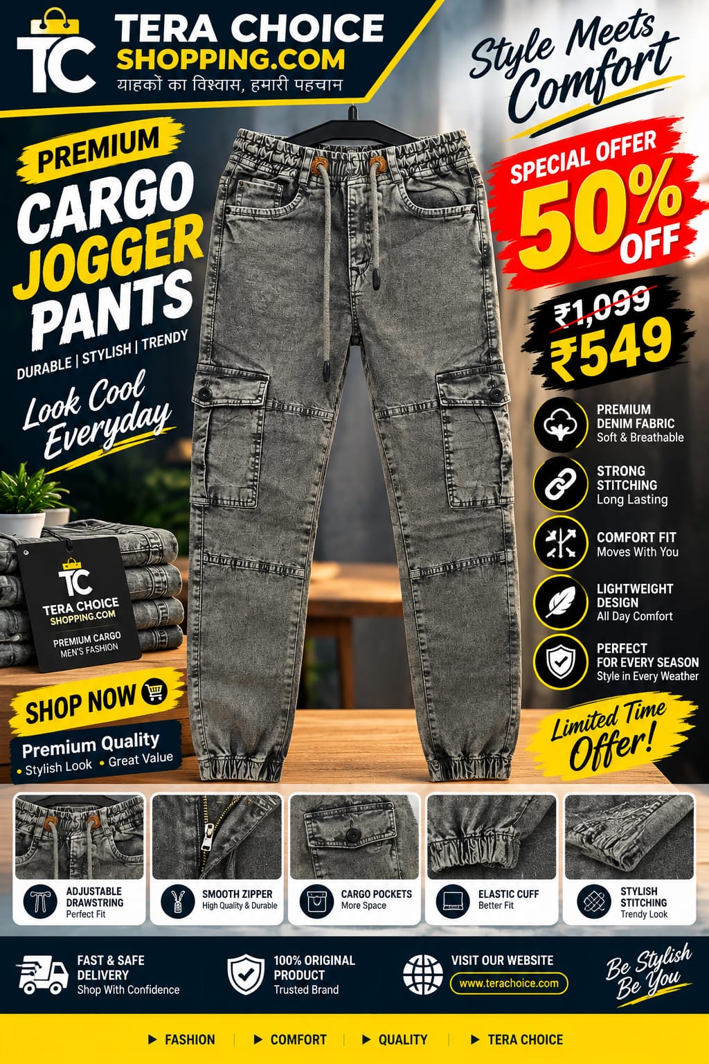 cargo jogger  pants