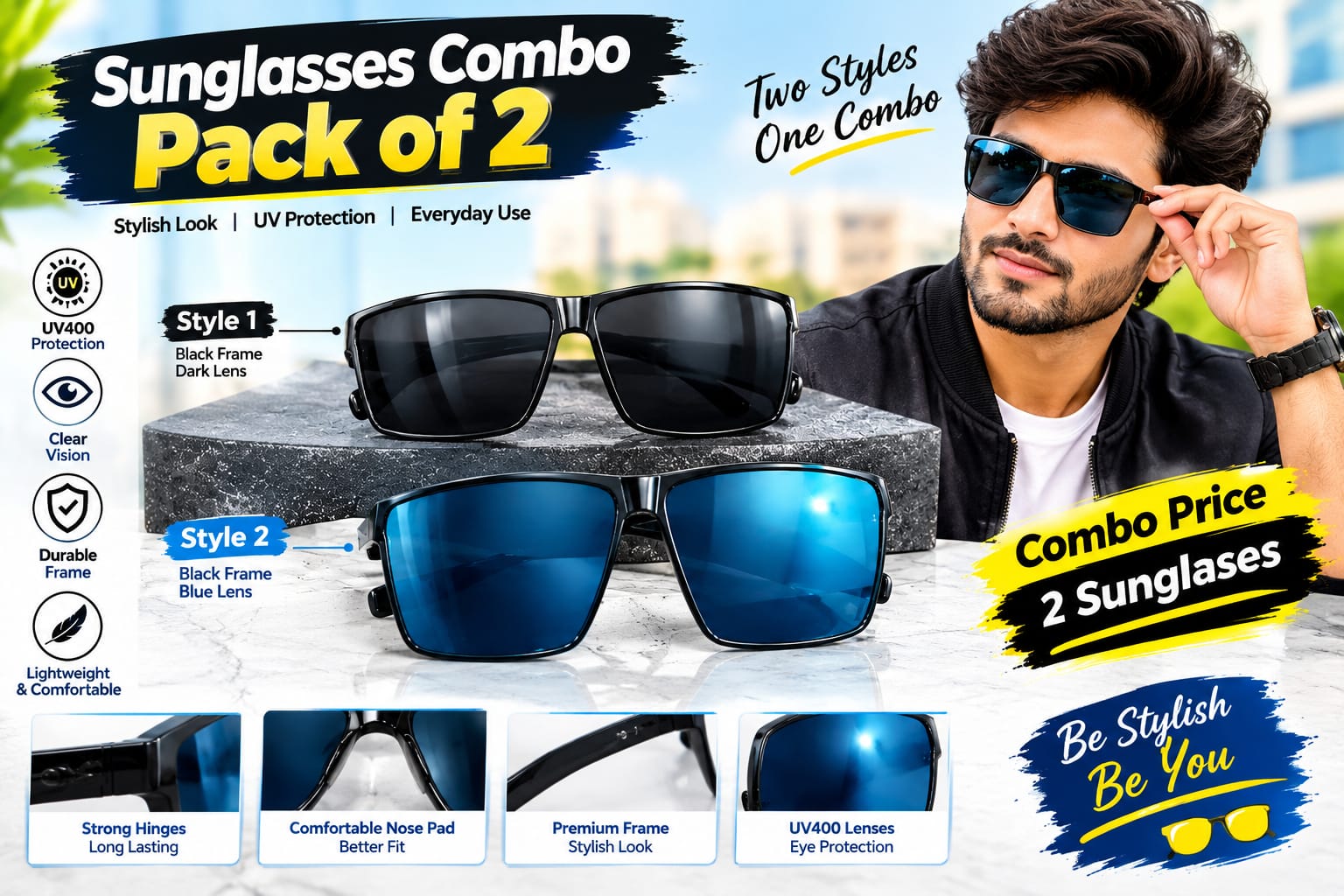 sunglasses combo
