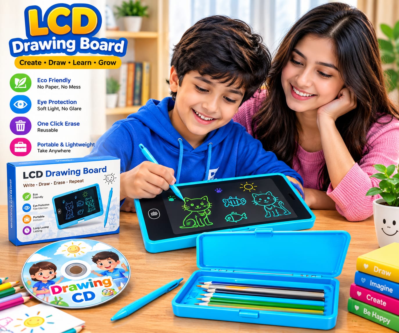 drawing board lcd  create darw