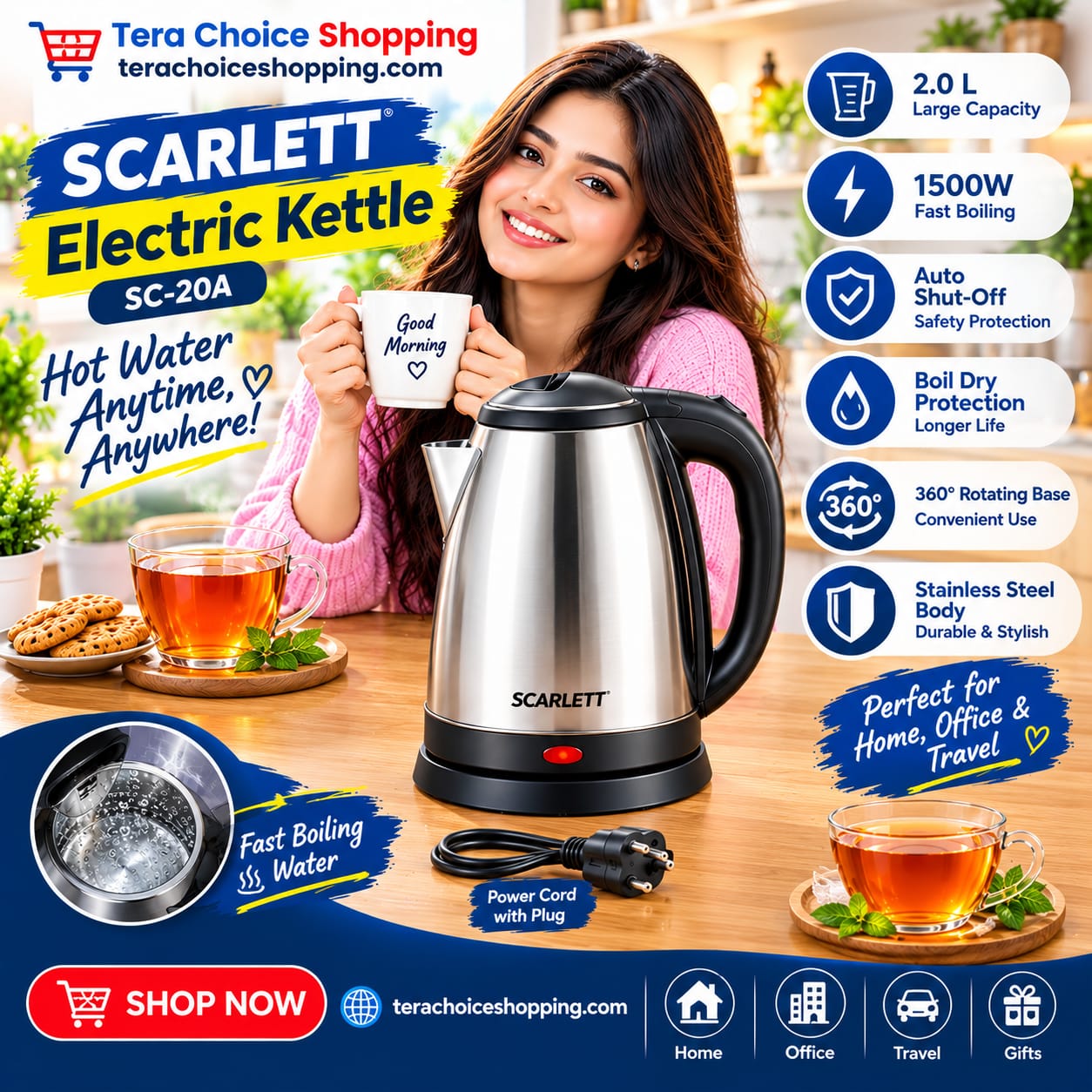 scarlett electric kettle sc20a