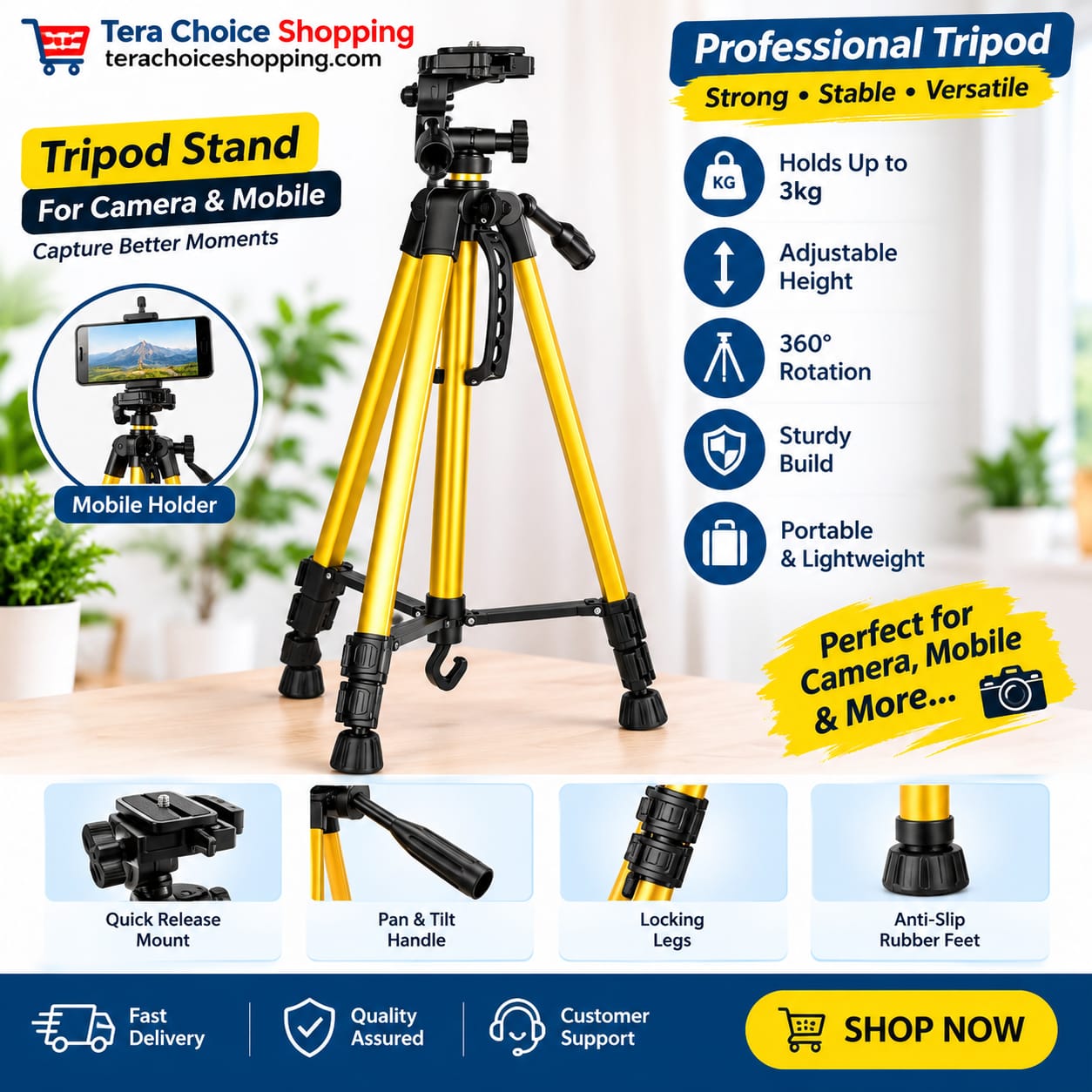 tripod stand for camera$ mobile