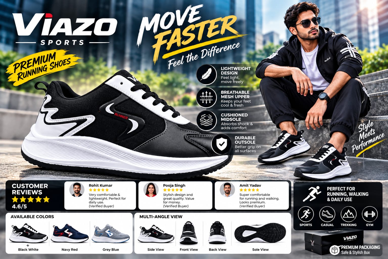 viazosports step into comfort move with style