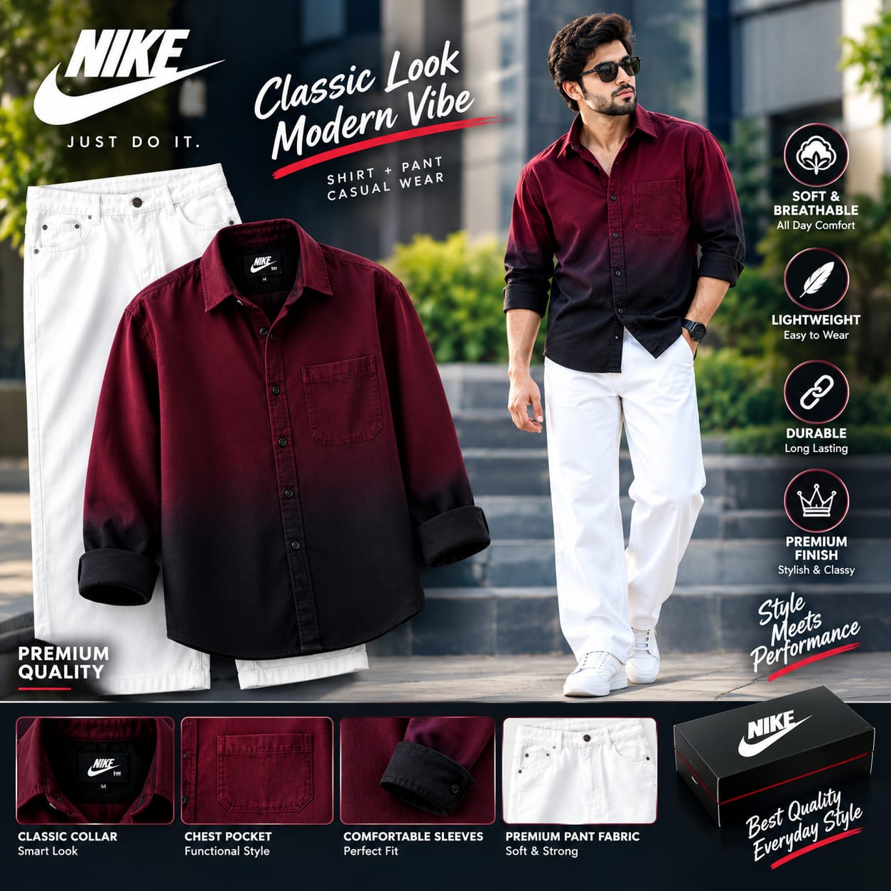 levis casual look moden vibe  combo shirt jeans