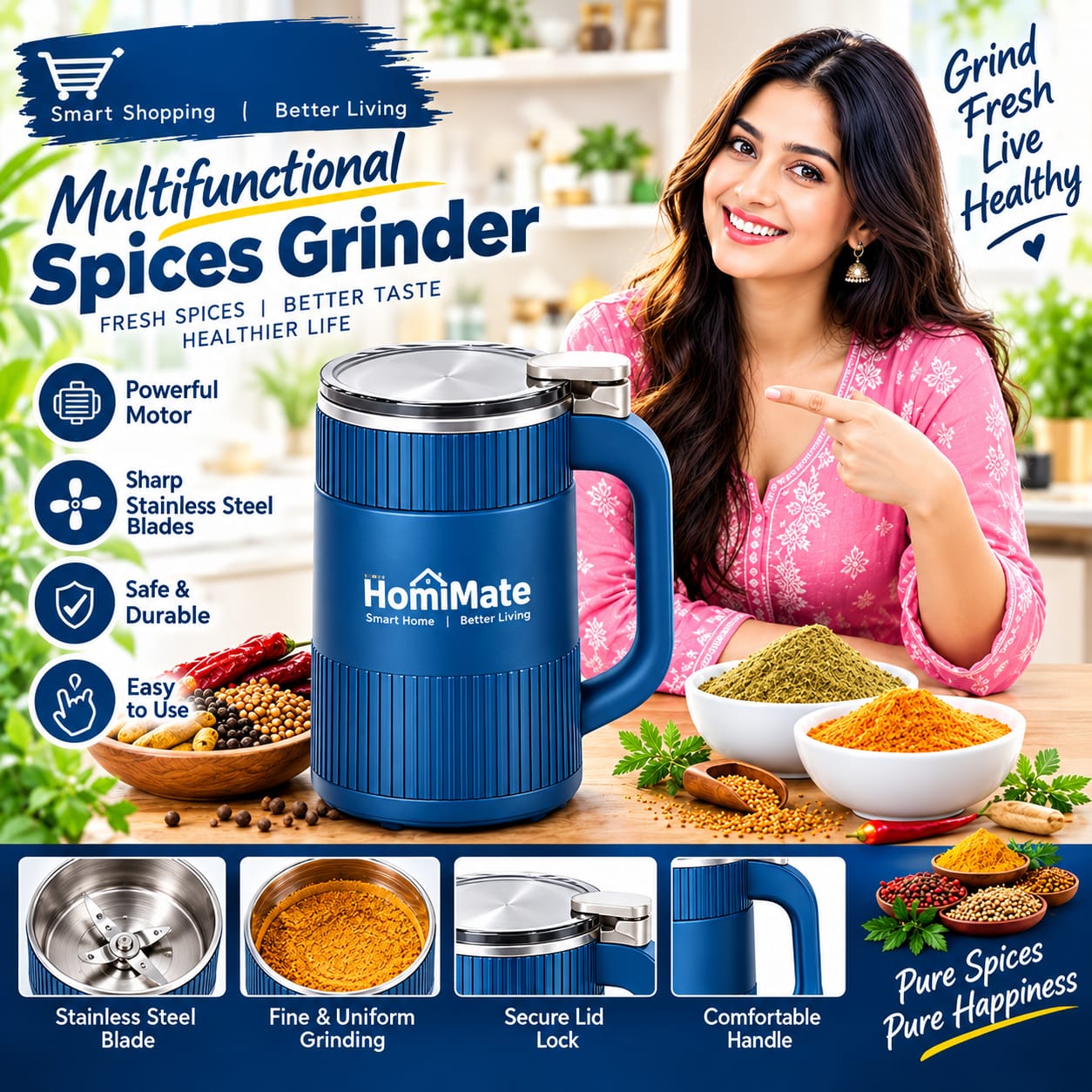 spices grinder multifunction al