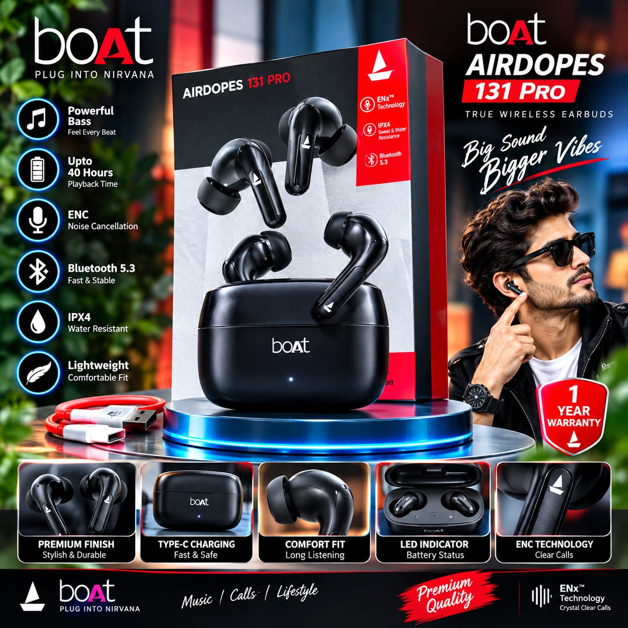 boat airdopes 131 pro