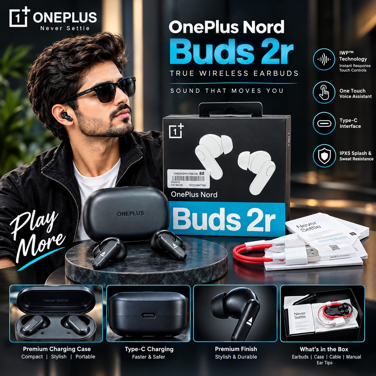 oneplus buds 2r true wireless sound