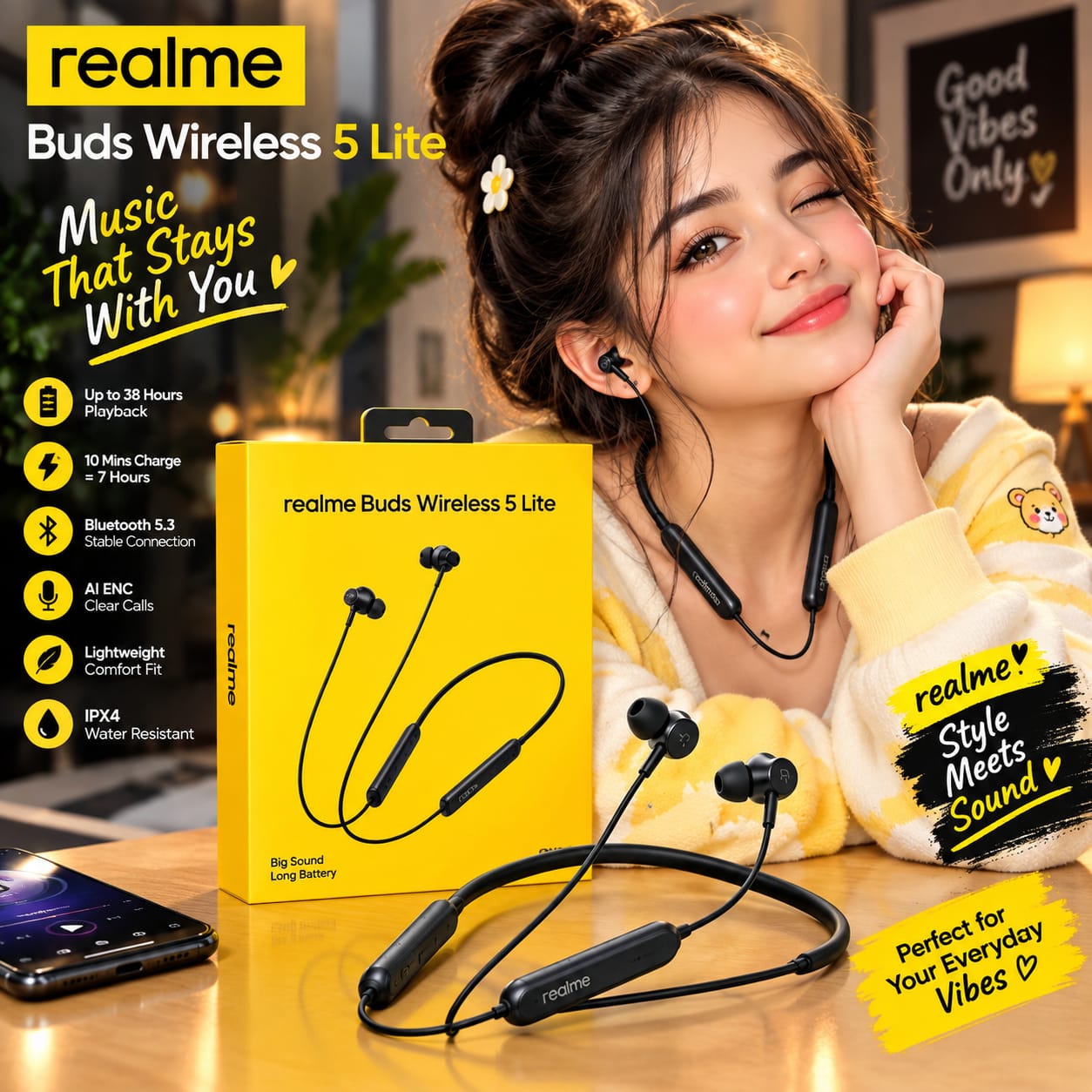 realme  buds  wireiss 5 lite