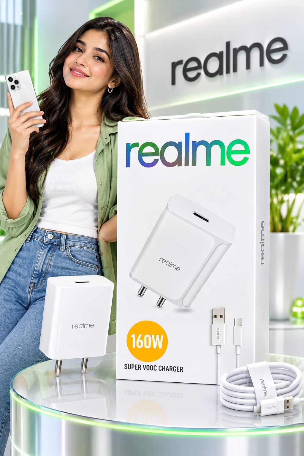 realme 160w power chager  fast
