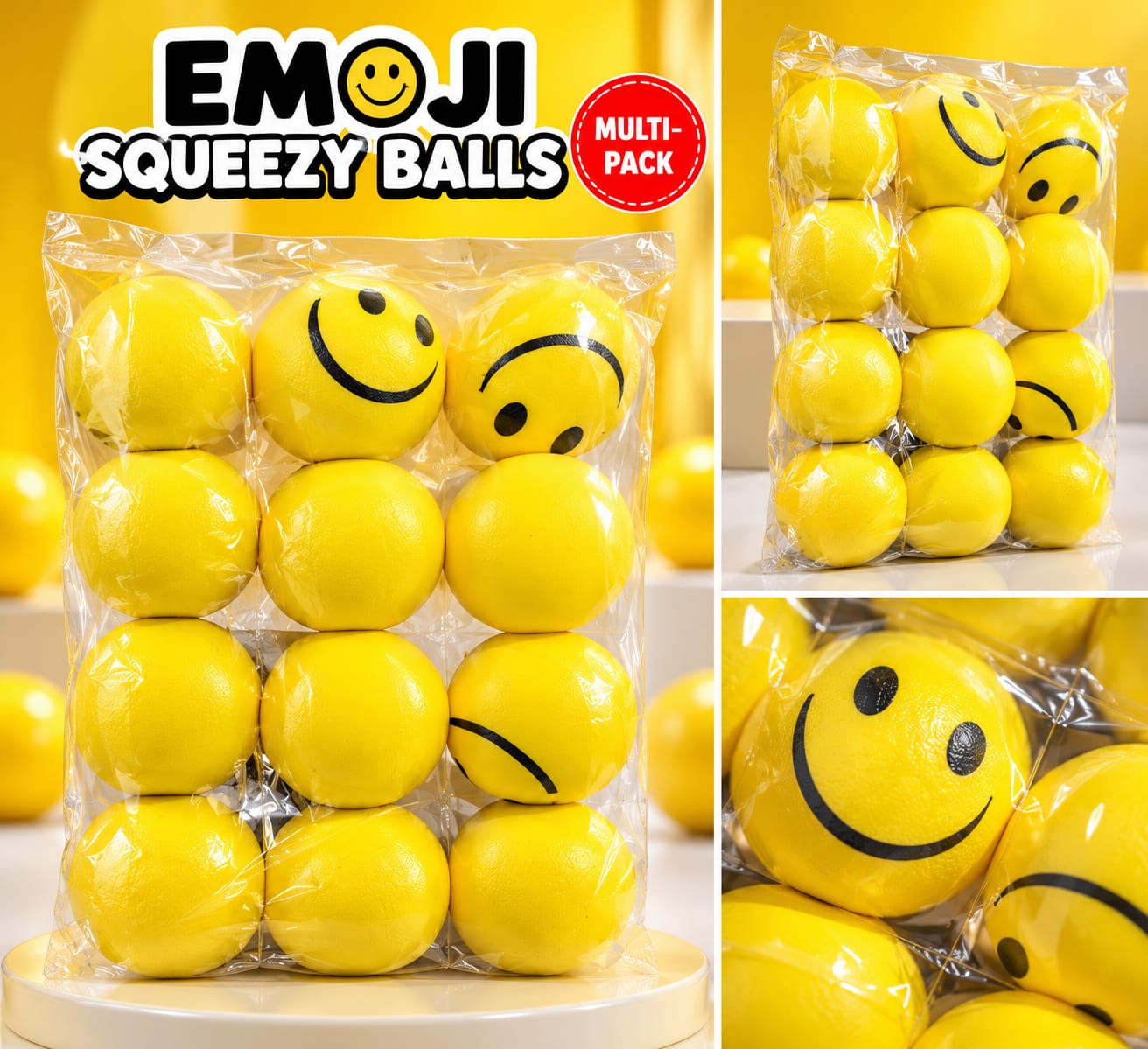 emoji squeezy balls multi pack