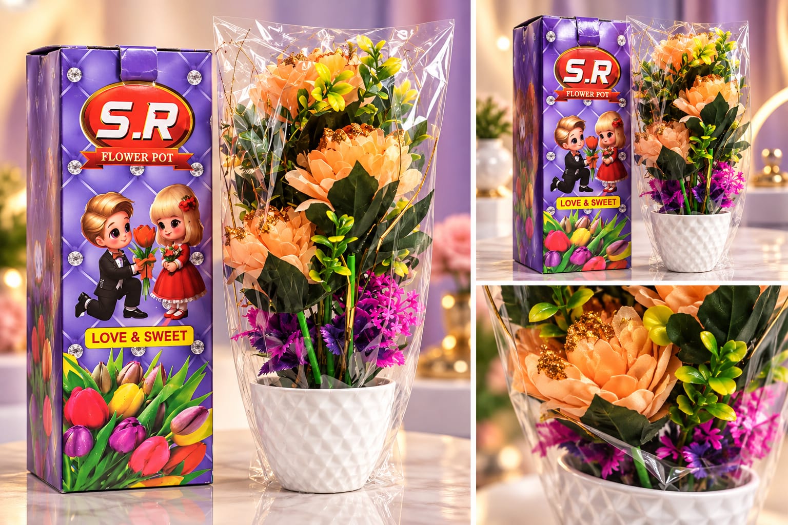 foiwer pot  sr  love sweet