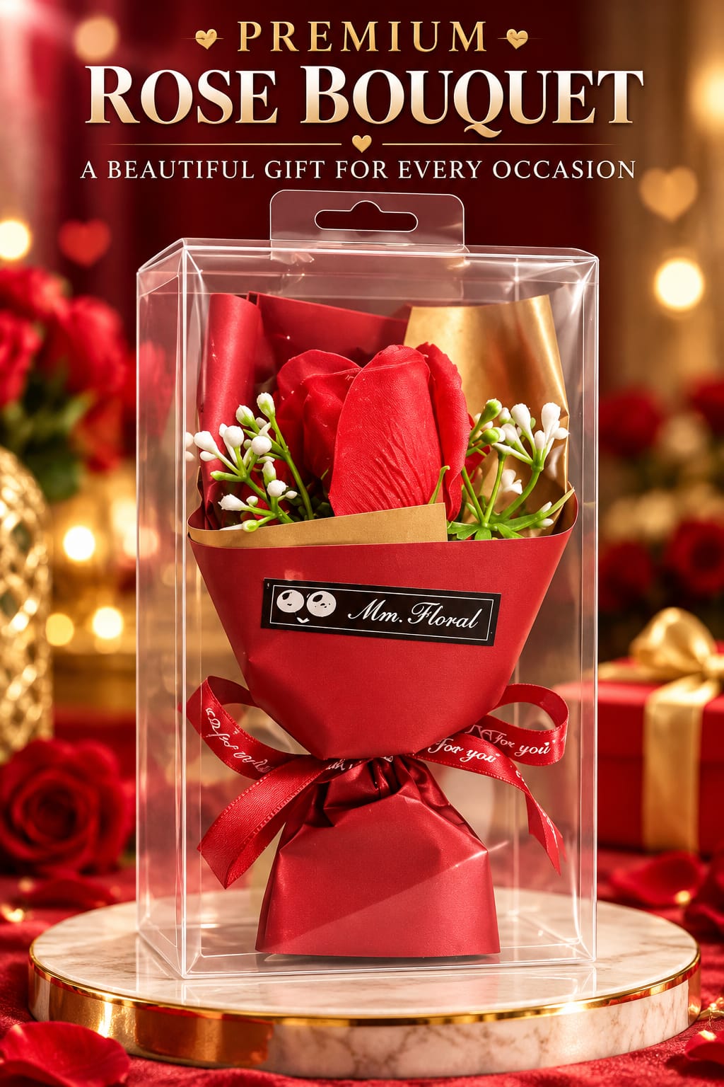 rose bouquet preminu a beaytfyl gift  every